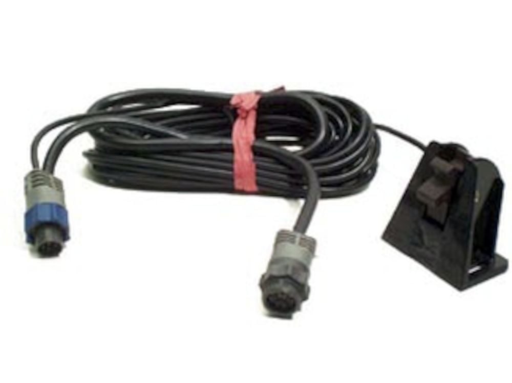 Lowrance TM Transom Skimmer Transducer with Temp +Power Cable for Elite 5  5x DSI