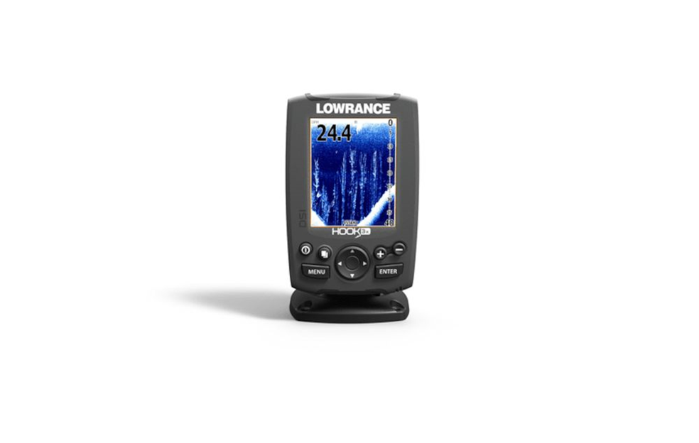 Lowrance Hook-3x - with 400 800kHz DownScan Skimmer Transducer