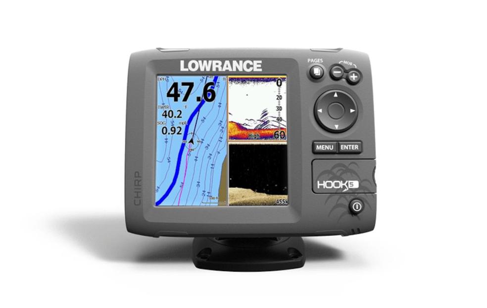 Hook-5X With HDI Skimmer Transducer, Fishfinder, Lowrance
