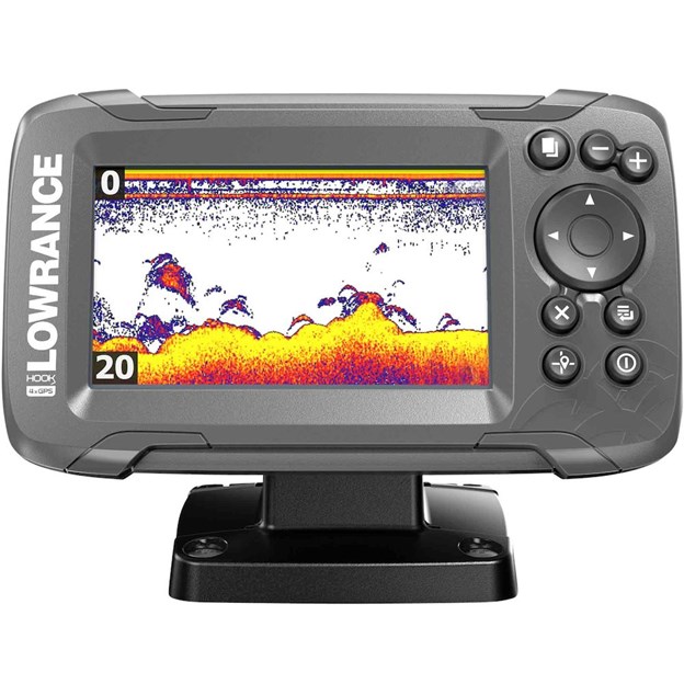 Lowrance HOOK Reveal 5 Inch Fish Finders with Transducer - Kayaking and  Kayak Fishing Store