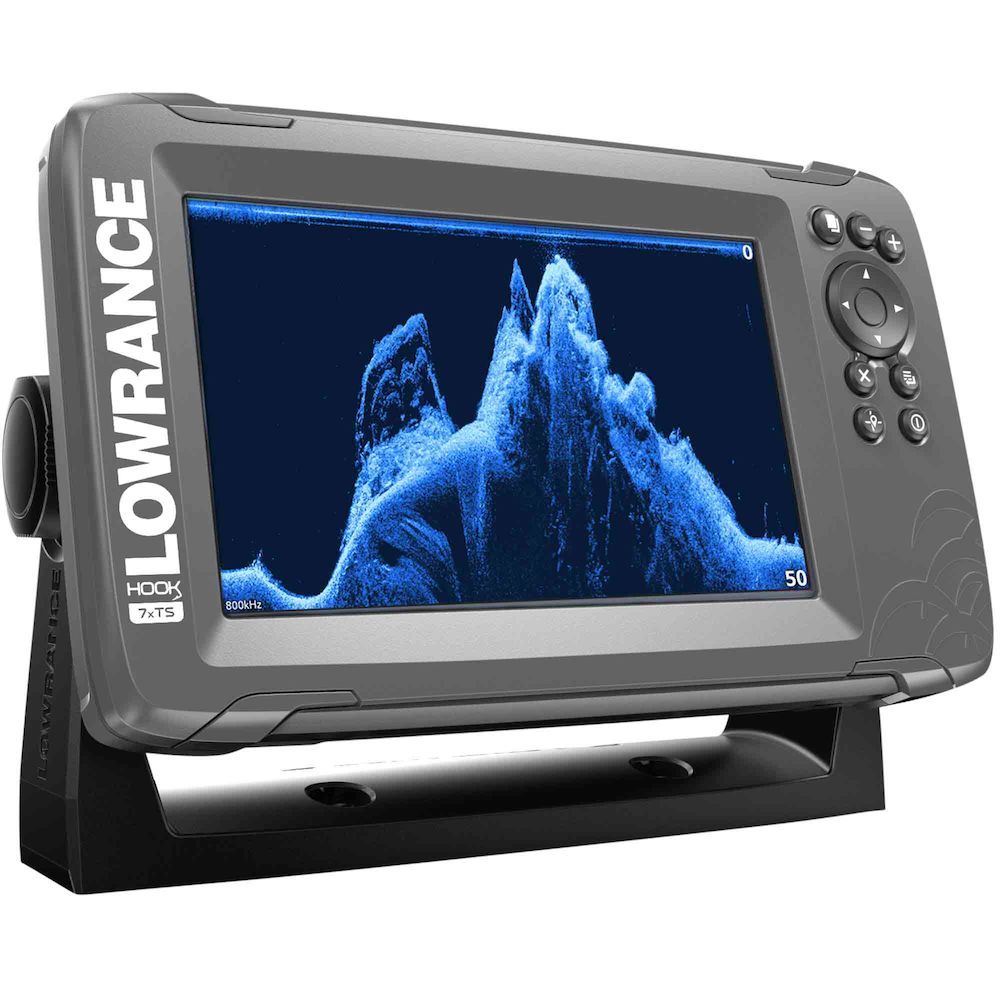 Lowrance Hook2-7x Splitshot GPS Fishfinder 200 kHz and DownScan Imaging