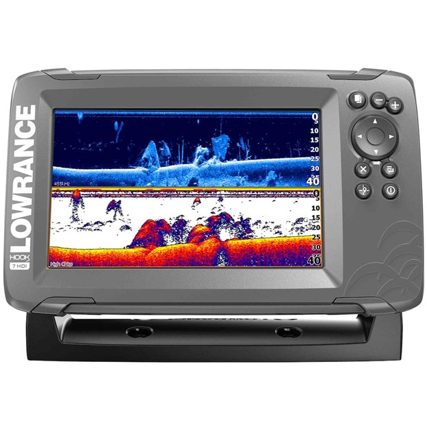 Lowrance HOOK Reveal 7 TripleShot w/ CHIRP, SideScan, DownScan & US Inland  chart