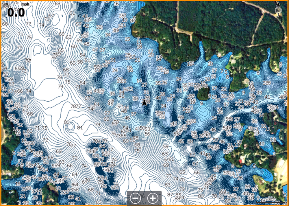 C MAP Precision Contour HD Alabama Lowrance USA   000 14808 001 01 