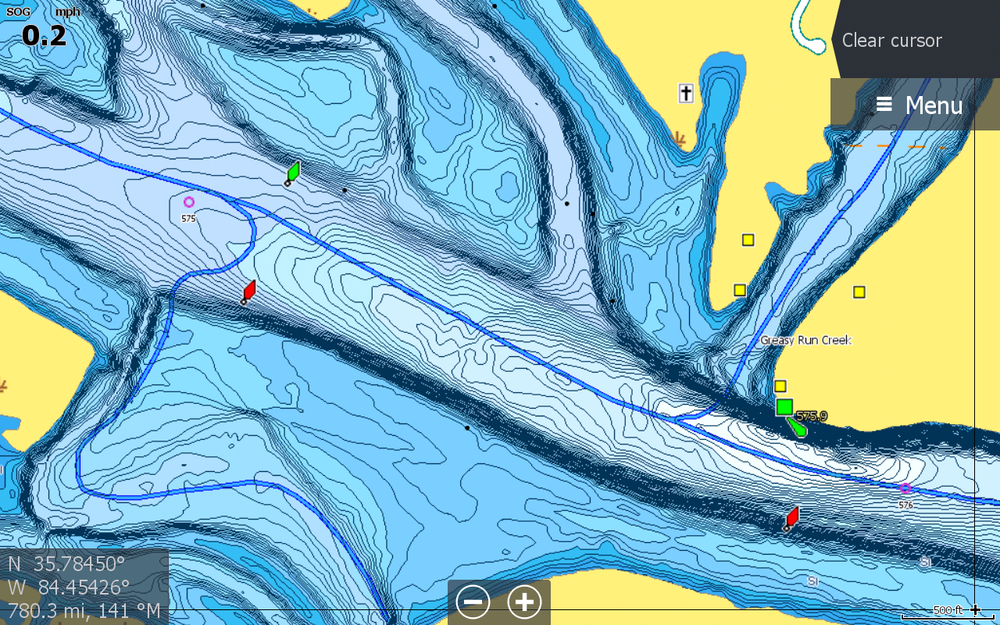 C MAP Precision Contour HD Tennessee Lowrance USA   000 14809 001 03 