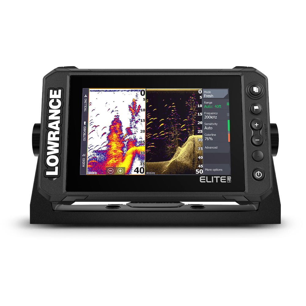 Sondeur GPS ELITE 7 FS LOWRANCE + sonde TA Active Imaging + Cartographie  CM236