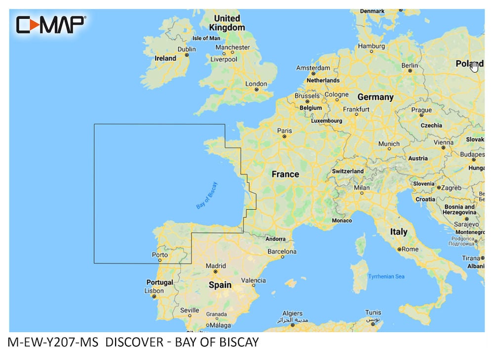 C MAP DISCOVER Bay Of Biscay Lowrance USA   M Ew Y207 Ms 01 