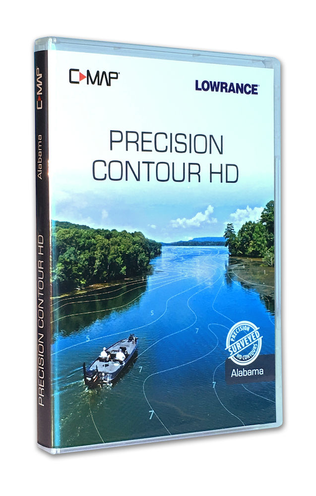 C-MAP Precision Contour HD - Alabama  Lowrance USA