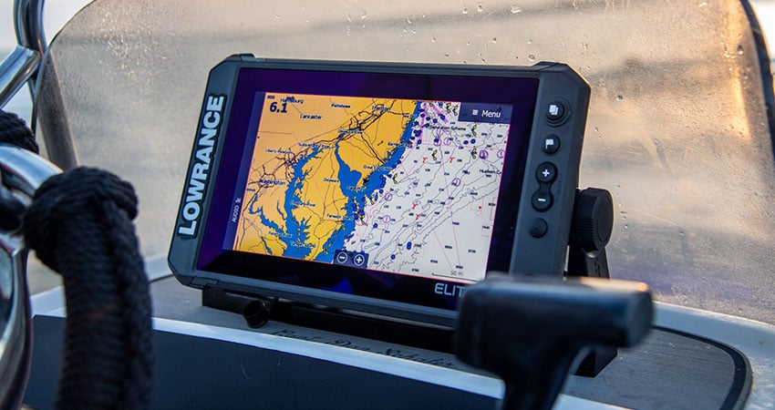 Fischfinder GPS Plotter von LOWRANCE HOOK 2 5X in Sachsen-Anhalt - Bernburg  (Saale), Bootszubehör kaufen