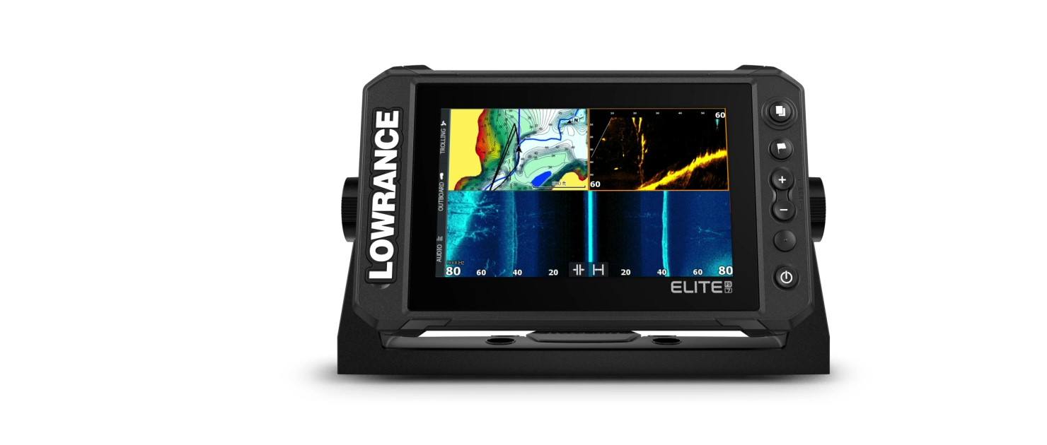 Lowrance Elite FS 7 Chartplotter/Fishfinder w/Active Imaging™ 3-in-1  Transom Mount Transducer