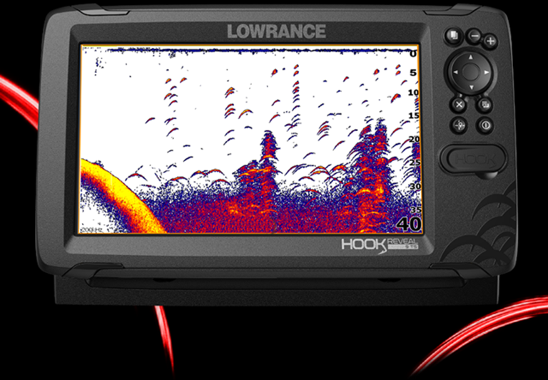 Sondeur GPS Hook Reveal 7 + Sonde 50/200 hz - LOWRANCE - Tiare Market  Fishing