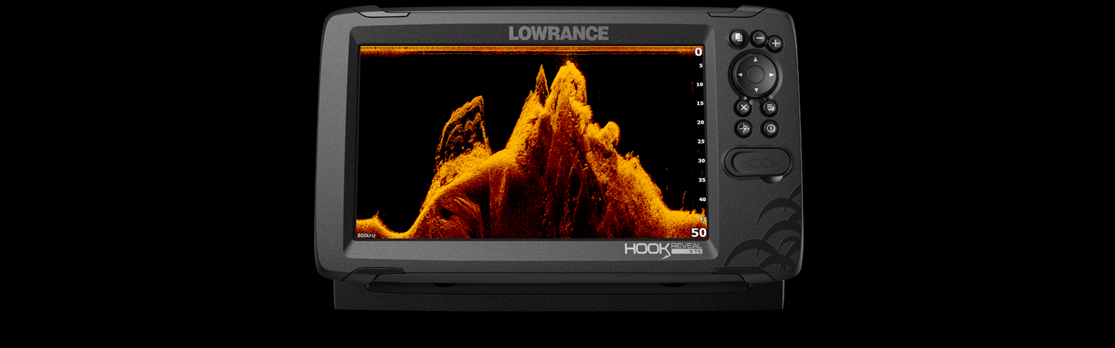 Lowrance hook reveal 9 tripleshot, chirp + downscan™ + sidescan