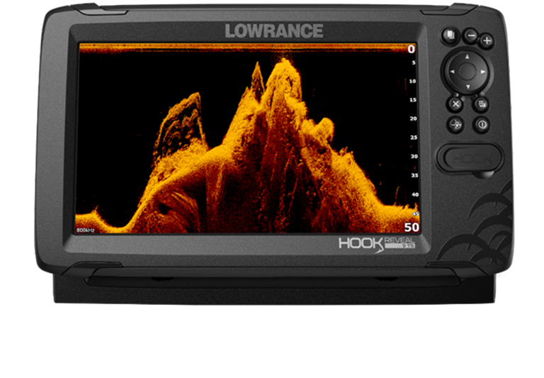 LOWRANCE HOOK Reveal 7 Triple Fishfinder/Chartplotter Combo with US Inland  Charts