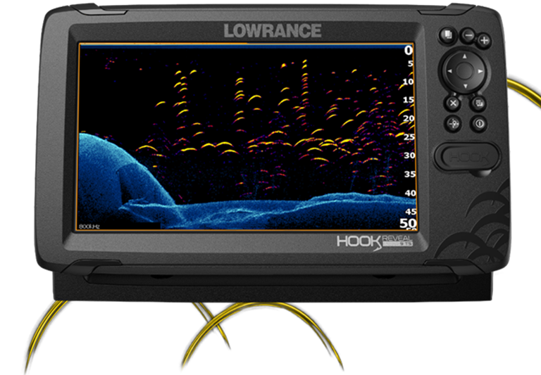 Lowrance Hook Reveal 5 Inch Fish Finders with Transducer 